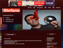 Tablet Screenshot of magicstefano.com